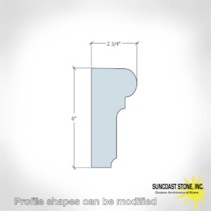 concrete trim profile